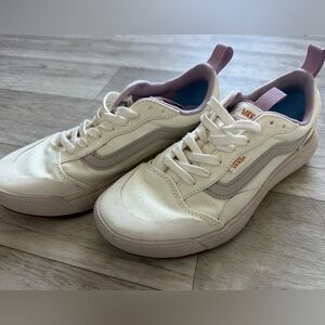 Vans Purple and Cream Casual Sneakers